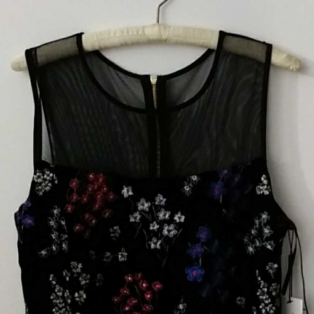 NWT Calvin Klein Midi Velour Dress